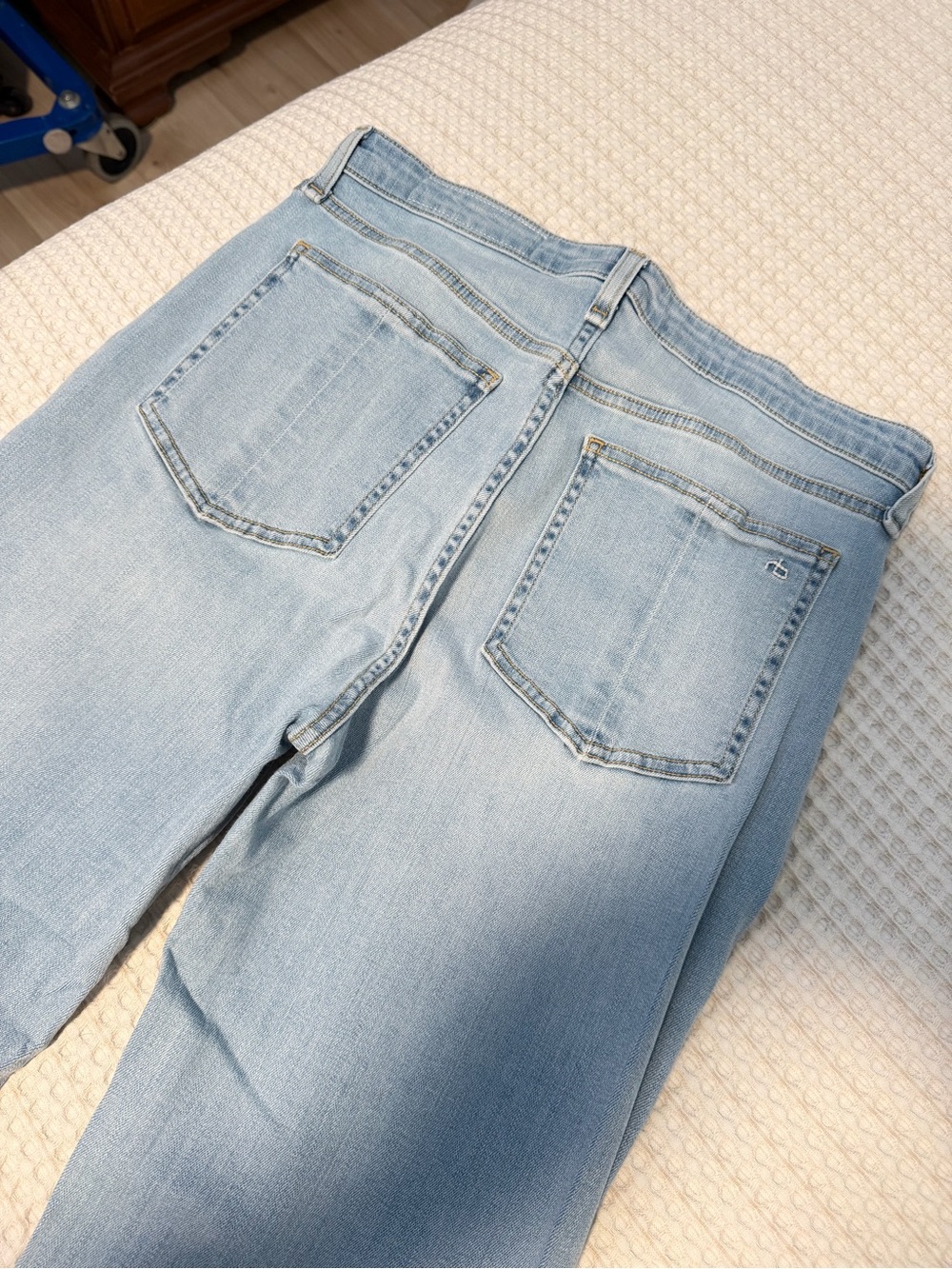 Rag & Bone Jeans Women's - Light Blue Nina High Rise Ankle - Picture 4 of 7